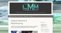 Desktop Screenshot of lebanonmachine.com